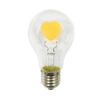 ACA Filament LED žárovka A60 2W a #917;27 Heart vlákno ve tvaru srdce
