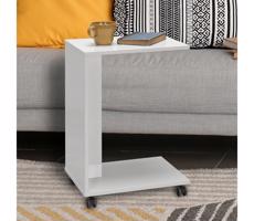 Adore Furniture Odkládací stolek 65x35 cm bílá