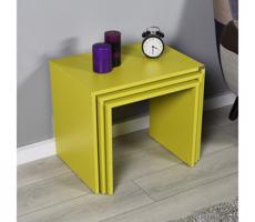 Adore Furniture SADA 3x Konferenční stolek zelená
