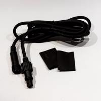 decoLED Prodlužovací kabel, černý, 2 m, IP67
