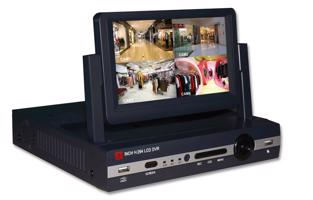 Ecolite V16 Monitor.systém vč.LCD 7",4x IR kamera,250GB HDD DVK-7304S-AC