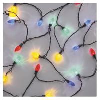 EMOS D5ZM01 LED vánoční řetěz, barevné žárovky, 9,8 m, multicolor, multifunkce