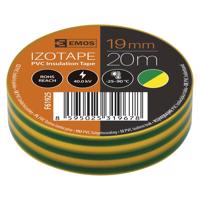 EMOS Izolační páska PVC 19mm / 20m zelenožlutá F61925