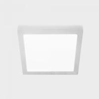 KOHL-Lighting DISC SLIM SQ stropní svítidlo 225x225 mm bílá 24 W CRI >80 3000K PUSH