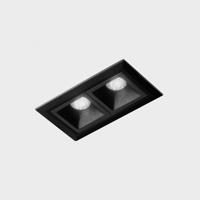 KOHL-Lighting NSES zapuštěné svítidlo s rámečkem 75x45 mm černá 4 W CRI 90 3000K Non-Dimm