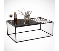 Konferenční stolek ZINUS 43x95 cm černá