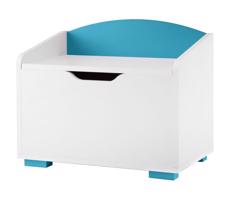 Konsimo Sp. z o.o. Sp. k. Dětský úložný kontejner PABIS 50x60 cm bílá/modrá