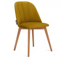 Konsimo Sp. z o.o. Sp. k. Jídelní židle RIFO 86x48 cm žlutá/světlý dub
