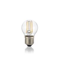 LED Filamentová žárovka Ideal Lux Sfera Trasparente 271637 E27 4W 410lm 2700K čirá nestmívatelná Čirá