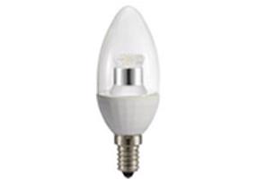 LED žárovka svíčka KP25T4 C37 4W E14 2700K Teplá bílá Čirá
