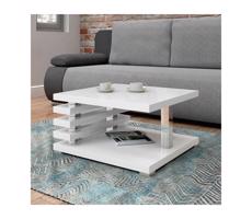 MIRJAN 24 Konferenční stolek KYOTO 31x60 cm lesklá bílá