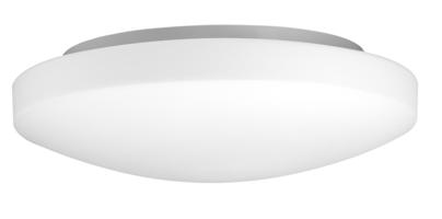 Nova Luce Klasické koupelnové stropní svítidlo Ivi z bílého opálového skla - 1 x 60 W, pr. 260 x 70 mm NV 6100521