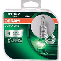 OSRAM H1 64150ULT-HCB ULTRA LIFE, 55W, 12V, P14.5s duobox 4008321416162