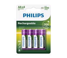 Philips Philips R6B4A210/10 - 4 ks Nabíjecí baterie AA MULTILIFE NiMH/1,2V/2100 mAh