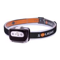 Solight čelová LED svítilna, 3W plus červené světlo, 3x AAA WH27