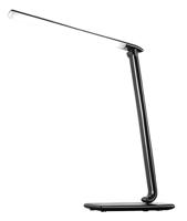 Solight LED stolní lampička stmívatelná, 12W, volba teploty světla, USB, černý lesk WO37-B Studená bílá