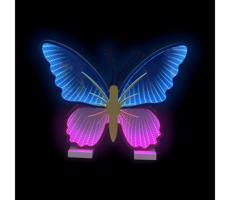 2Kids Toys 2Kids Toys - LED Neonová stolní dekorace LED/5W/USB motýl