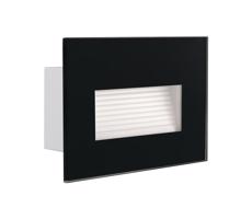 33694 - LED Vestavné svítidlo GLASI LED/3W/230V 4000K IP44 černá