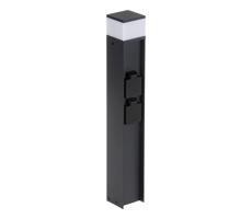 38765-Venkovní lampa se 2 zásuvkami DASTEN 1xG9/11W/230V 50 cm IP44 černá