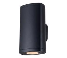 38882 - Venkovní nástěnné svítidlo ZEVI 2xGU10/10W/230V IP54 černá