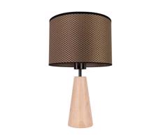 7017403311551 - Stolní lampa MERCEDES 1xE27/40W/230V dub