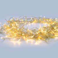 ACA Lighting 180 LED řetěz po 5cm teplá bílá 220-240V plus 8 programů IP44 9 plus 3m čirý kabel X08180122 Teplá bílá Čirá