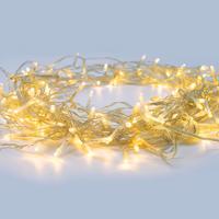 ACA Lighting 20 LED řetěz na baterie (2xAA), WW, IP20, 190 plus 30cm, čirý kabel X0620112 Teplá bílá Čirá