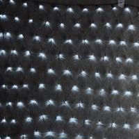 ACA Lighting 240 LED síť, studená bílá, 220-240V, prodloužitelné max 3 sady, IP44 200x150cm zelený kabel X08240211 Studená bílá