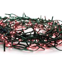 ACA Lighting 300 LED řetěz po 5cm multicolor 220-240V plus prodloužitelný max 2 sady IP44 15 plus 3m zelený kabel X08300411