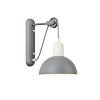 ACA Lighting nástěnné svítidlo 1XE14 šedá/bílý kov 27X18X32CM CEZANNE EG5791W26G