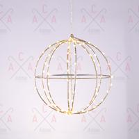 ACA Lighting Vánoční LED venkovní koule 240 led 40cm teplá bílá X0624014226 Teplá bílá