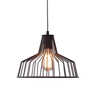 ACA Lighting Vintage závěsné svítidlo KS1525P1BK