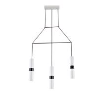 ACA Lighting závěsné svítidlo 3XGU10 bílý kov 66X8XH150CM DA VINCI HM853P66WH