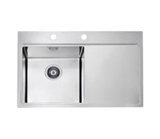 ALVEUS ALVEUS 1103610 - Kuchyňský dřez PURE 79x52,5 cm satin, levý