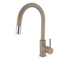 ALVEUS ALVEUS 1129020 - Dřezová baterie s vytahovací sprškou DELOS 38 cm granit/béžová