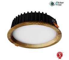 APLED APLED - LED Podhledové RONDO WOODLINE LED/12W/230V 3000K pr. 20 cm jasan masiv