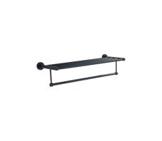 Aqualine Aqualine - Nástěnný věšák na ručníky SAMBA 21x62,5 cm černá