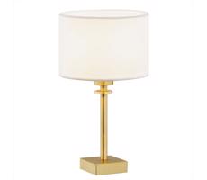 Argon Argon 8047 - Stolní lampa ABBANO 1xE27/15W/230V mosaz/bílá