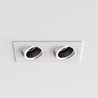 ASTRO downlight svítidlo Pinhole Square Twin nastavitelné 2x6W GU10 bílá 1434005