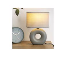 Atmosphera Atmosphera - Stolní lampa BARU 1xE14/40W/230V šedá