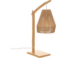 Atmosphera Atmosphera - Stolní lampa KARLA 1xE27/40W/230V bambus/konopí