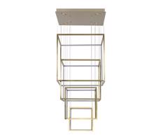 Azzardo Azzardo  - LED Stmívatelný lustr na lanku OPERA LED/329W/230V zlatá