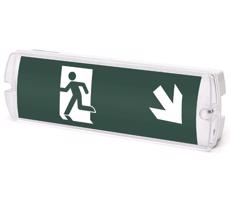 B.V.  - LED Nouzové svítidlo EMERGENCY EXIT LED/4W/230V IP65 6500K 600mAh