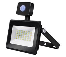 B.V.  - LED Reflektor se senzorem LED/50W/230V 4000K IP65 černá