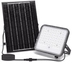 B.V.  - LED RGBW Stmívatelný solární reflektor LED/10W/3,4V IP66 + DO