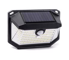 B.V.  - LED Solární nástěnné svítidlo se senzorem LED/0,8W/5,5V 6500K IP65