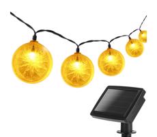B.V.  - LED Solární řetěz 10xLED/3,8m IP44 teplá bílá