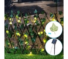 B.V.  - LED Solární řetěz 56xLED/2x0,4m IP65 teplá bílá ivy