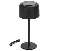 B.V. - LED Solární stmívatelná nabíjecí lampa LED/3W/5V 2200mAh černá IP54