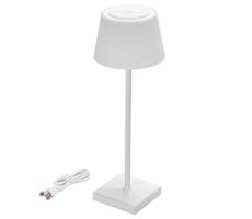B.V. - LED Venkovní stmívatelná nabíjecí lampa LED/4W/5V 3600mAh bílá IP54